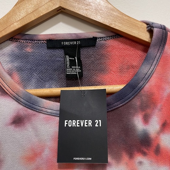 Forever 21 tie dye long sleeves sweater size small - Picture 2 of 9